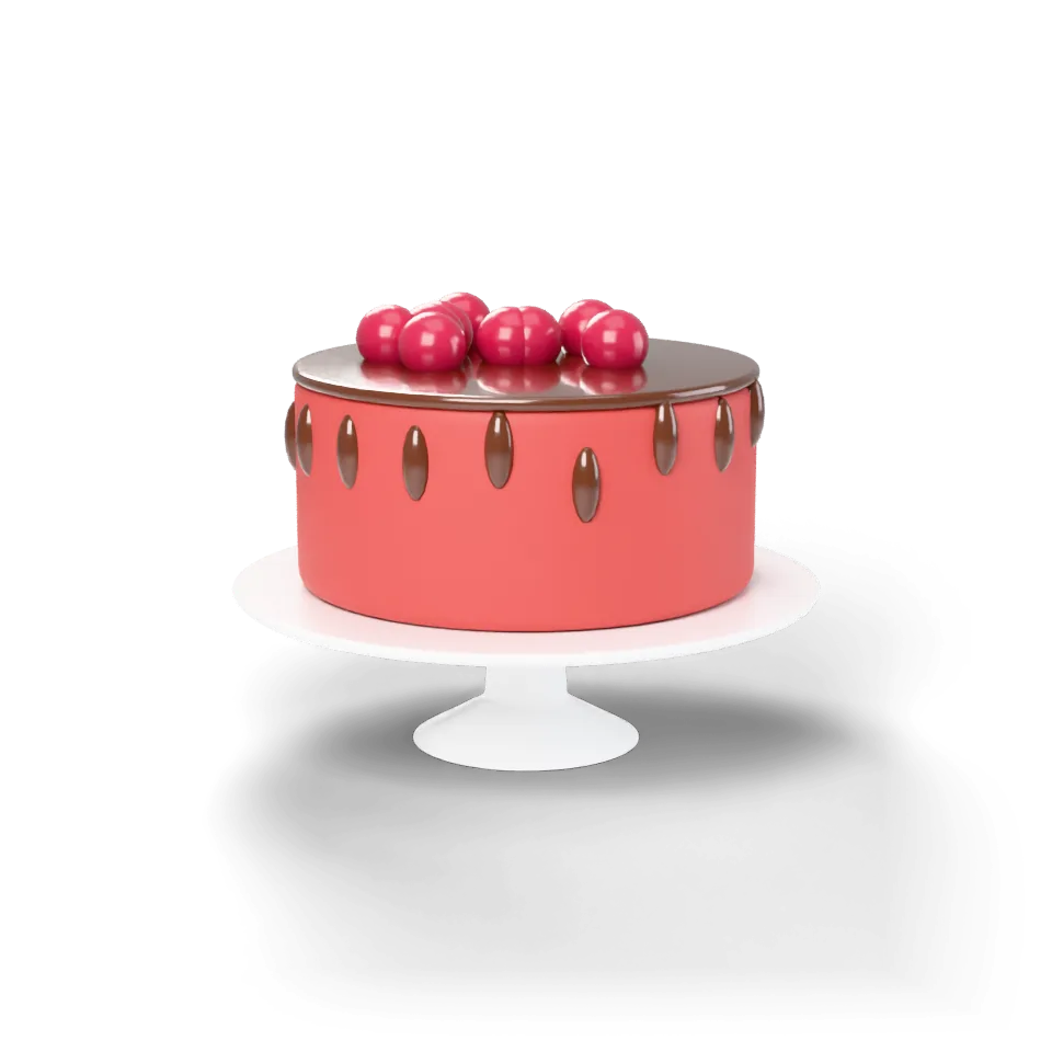 Saffron rose cake